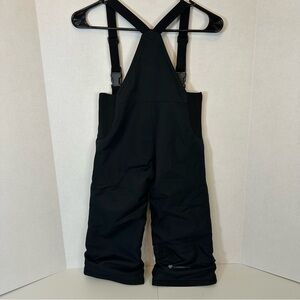 Obermeyer Kids Snoverall Snow Pants Charcoal Size 4 Ski Bibs- I Grow Adjustable